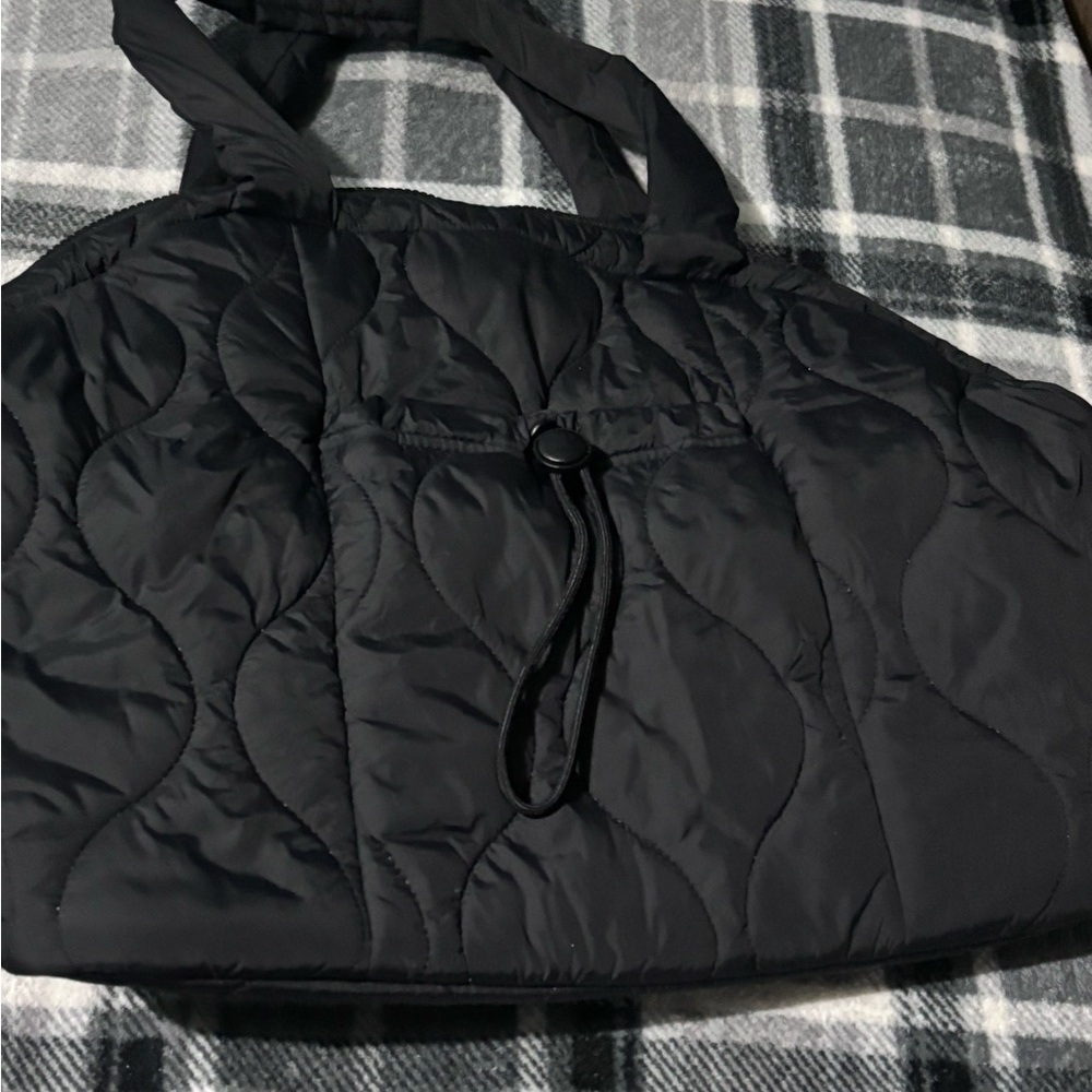 Vera Bradley Black Quilted Tote
